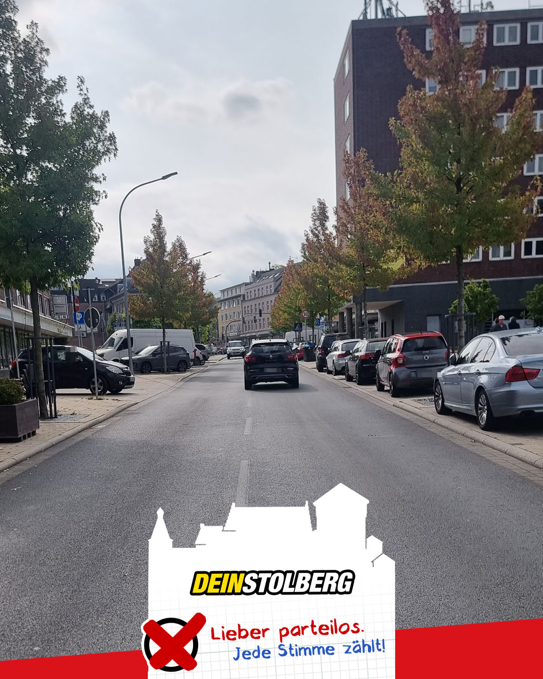 Aufstellung von Müllbehältern entlang der Rathausstraße Aufstellung von Müllbehältern entlang der Rathausstraße